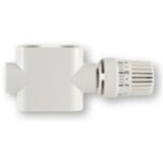 Corps de vanne bitube droit blanc radson 598001