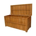 Coffre de jardin en bois sige extrieur patio terrasse balcon