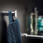 Cosmic - architect pat�re de salle de bain crochet de salle de bain chrome murale seulement viss� (2 ...