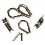 Cosse - coeur inox 3mm