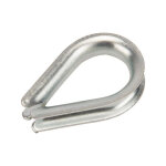Cosse - coeur zingué 6mm universel wt06 Cosse - coeur zingué 6mm universel wt06