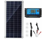 Costjj - panneau solaire 300w 12v, kit de panneau solaire, chargeur de batterie kit avec rgulateur de ...