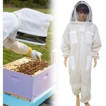 Costume d'apiculteur pour homme veste d'abeille en coton ventil� avec capuche de protection �tanche protection ...
