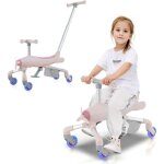 Costway - 2 en 1 tricycle b�b� evolutif avec putter amovible & r�glable, draisienne v�lo b�b� avec roues ...