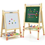 Costway - 3 en 1 chevalet pliable avec tableau blanc / noir, rouleau de papier en bois , plateau et accessoire ... Costway - 3 en 1 chevalet pliable avec tableau blanc / noir, rouleau de papier en bois , plateau et accessoire ...
