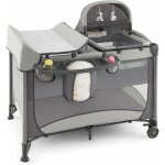 Costway - 5 en 1 lit parapluie bb avec matelas & table  langer, berceau bb evolutif en tissu avec ...