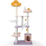 Costway - arbre à chat mignon de 167 cm, centre d'activité multicouche avec grattoir en sisal et jouets ... Costway - arbre à chat mignon de 167 cm, centre d'activité multicouche avec grattoir en sisal et jouets ...
