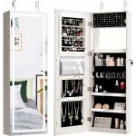 Armoire à bijoux avec ecran tactile, lumineux led, verrouillable rangement pour bijoux et cosmétiques ... Armoire à bijoux avec ecran tactile, lumineux led, verrouillable rangement pour bijoux et cosmétiques ...