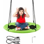 Costway balanoire nid d'oiseau ronde  100cm, charge maximal 150kg, balanoire extrieure pour enfants ...