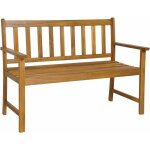 Costway - banc de jardin en bois massif d'acacia, banc d'extrieur  2 places avec accoudoirs, sige ...