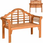 Costway - banc de jardin pliable en bois en eucalyptus avec dossier haut, banquette de jardin exterieure ... Costway - banc de jardin pliable en bois en eucalyptus avec dossier haut, banquette de jardin exterieure ...
