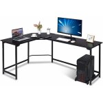 Costway - bureau informatique en forme de l pour coin avec support pour central du ordinateur 168 x 48 ... Costway - bureau informatique en forme de l pour coin avec support pour central du ordinateur 168 x 48 ...