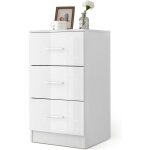 Costway - caisson de bureau meuble de rangement avec 3 tiroirs pour feuilles a4, lettre, dossiers et ... Costway - caisson de bureau meuble de rangement avec 3 tiroirs pour feuilles a4, lettre, dossiers et ...