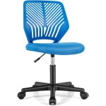 Costway chaise de bureau pivotante enfants avec hauteur réglable 77 - 89cm, siège à roulettes avec dossier ... Costway chaise de bureau pivotante enfants avec hauteur réglable 77 - 89cm, siège à roulettes avec dossier ...