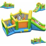 Costway - château gonflable en forme de pentagone avec toboggan, maison de rebond gonflable avec piscine ... Costway - château gonflable en forme de pentagone avec toboggan, maison de rebond gonflable avec piscine ...