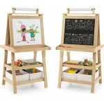 Costway - chevalet pour enfants 3 en 1 tableau de dessin magn�tique double faces (tableau blanc / noir) ...