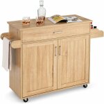 Desserte de cusine, b�lot de cuisine � roulettes etag�re r�glable sur 3 niveaux (roues en coutchouc verrouilla ...