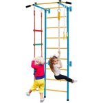 Costway - ensemble de barres d'exercices pour enfants, avec chelle murale, barre de traction, chelle ...