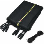 Costway filet de s�curit� pour trampoline �427 cm fermeture eclair double et boucles de protection, filet ...