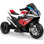 Costway moto �lectrique 6v pour enfants 3 - 8 ans avec si�ge confortable, moto v�hicule avec 3 roues, ...