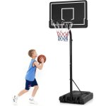 Costway - panier de basket - ball sur pied hauteur r�glable 210 - 260cm, support de basketball mobile ...