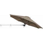 Costway - parasol mural en aluminium � 250 cm, parasol en porte - � - faux de balcon avec m�t r�glable, ...
