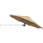 Costway parasol mural en aluminium  250 cm, parasol en porte -  - faux de balcon avec mt rglable, ...