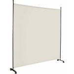 Costway paravent int�rieur 1 panneau � roulettes verrouillables 184 x 184 cm, cloison de s�paration portable ...