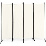 Costway paravent intérieur à 4 panneaux pliable détachables 220x173 cm / cloison de séparation cadre ... Costway paravent intérieur à 4 panneaux pliable détachables 220x173 cm / cloison de séparation cadre ...