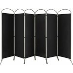 Costway - paravent intérieur pliable 6 panneaux 331x188cm, cloison de séparation paravent chambre en ... Costway - paravent intérieur pliable 6 panneaux 331x188cm, cloison de séparation paravent chambre en ...