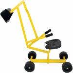 Costway pelle � sable excavateur enfants avec si�ge rotatif 360 �, pelleteuse excavatrice manuelle avec ...