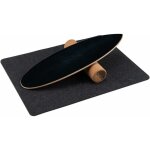 Costway - planche d'équilibre en bois avec rouleau et tapis antidérapant charge 227 kg, balance board ... Costway - planche d'équilibre en bois avec rouleau et tapis antidérapant charge 227 kg, balance board ...