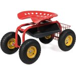 Costway - siège de jardin roulant avec hauteur réglable, chariot jardinage avec siège pivotant à 360° ... Costway - siège de jardin roulant avec hauteur réglable, chariot jardinage avec siège pivotant à 360° ...