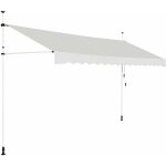 Costway - store banne manuel rétractable de 2 x 1, 25m avec manivelle hauteur réglable 200 - 300cm, auvent ... Costway - store banne manuel rétractable de 2 x 1, 25m avec manivelle hauteur réglable 200 - 300cm, auvent ...