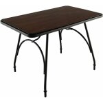 Costway - table  manger / table de cuisine rectangulaire, avec structure en mtal, pour cuisine, coin ...