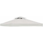 Costway - toile de rechange pour pavillon toile de toit pour tente canope pour tonnelles 300 x 300 cm ...