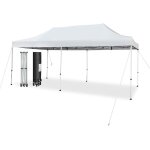 Tonnelle de jardin instantan�e portable 3mx6m 3 hauteurs / auvent pliable camping imperm�able anti - ...