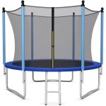 Costway - trampoline extérieur Ø244cm enfants avec filet de sécurité, trampoline de jardin rond avec ... Costway - trampoline extérieur Ø244cm enfants avec filet de sécurité, trampoline de jardin rond avec ...