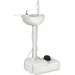 Costway ? �vier de camping portable avec r�servoir d'eau 17l ? distributeur de savon 2, 5l ? pompe � ...