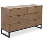 Commode 6 tiroirs panara chne clair