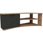 Cotecosy - meuble tv avec 2 portes termera