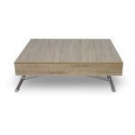 Cotecosy - table basse relevable sundance chêne clair Cotecosy - table basse relevable sundance chêne clair