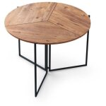 Cotecosy - table de repas en agglomr et mtal yaprak