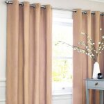 Cotton look - rideau en polycoton rose nude 140x250 Cotton look - rideau en polycoton rose nude 140x250