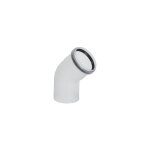 Coude 45 pour chaudire 80 mm poujoulat ec 45 - 80ppa - 27080521