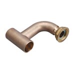 T nf coud 90  braser sur tube cuivre 28 pour conduite montante gaz gurtner