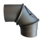 Coude � 90� avec trappe gris - � 150