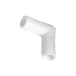 First plast ? coude 90� pour tube flexible condensat 16 mm ? raccord pvc blanc ? �vacuation pour syst�mes ...