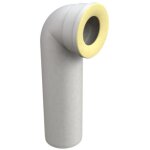 Coude 90o bonomini pour cuvettes wc sortie 90 mm avec rallonges d'entre'e 80 - 110 mm manchons raccords ...