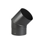 Coude mail noir mat 45 180